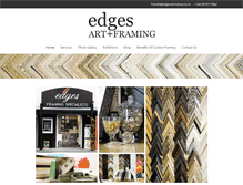 Tablet Screenshot of edgesworkshop.co.nz